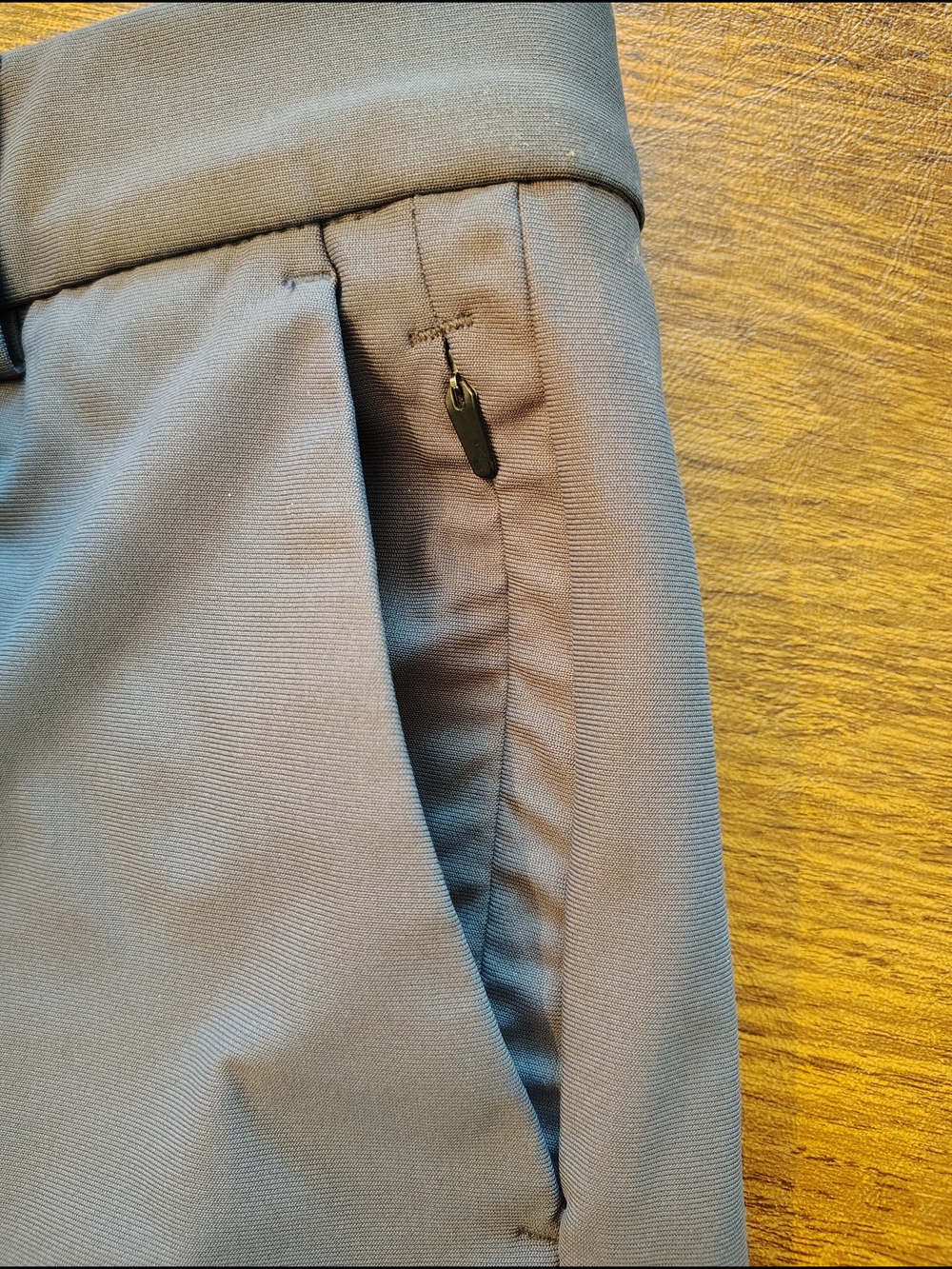 George Men's Charcoal Flat-Front Shorts - Picture 4 of 5